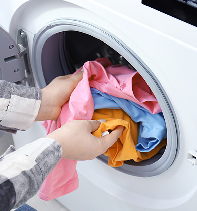 Color separated laundry